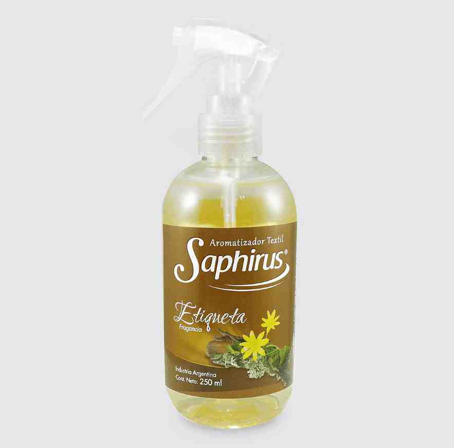 SAPHIRUS ETIQUETA AROMATIZADOR TEXTIL 250ML